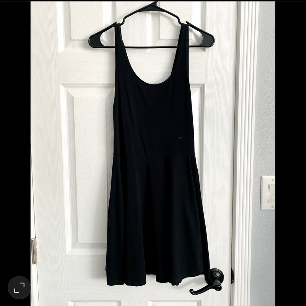 TopShop black skater dress